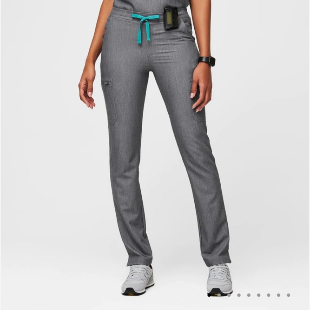 Figs Woman Yola Skinny Technical Collection Scrub Pants Navy Blue Sz XXS